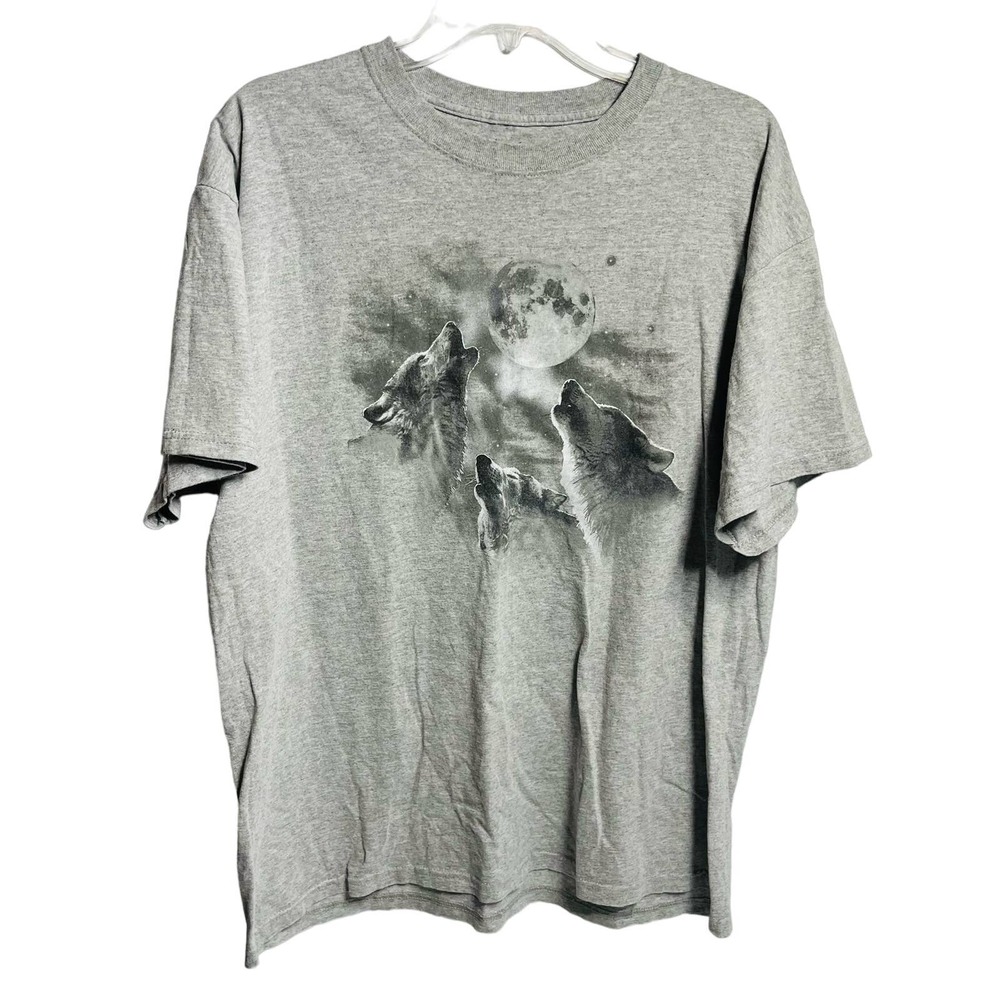 Lifestyle Classics Wolves Howling at Moon T-Shirt Size XL